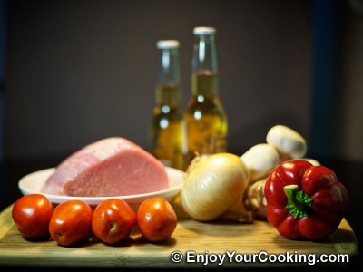 Meat Stew with Beer, Mushrooms and Vegetables Recipe: Step 