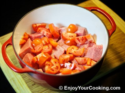 Meat Stew with Beer, Mushrooms and Vegetables Recipe: Step 3