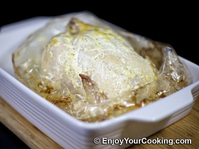 Whole Roasted Chicken with Mayo and Garlic Recipe: Step 7