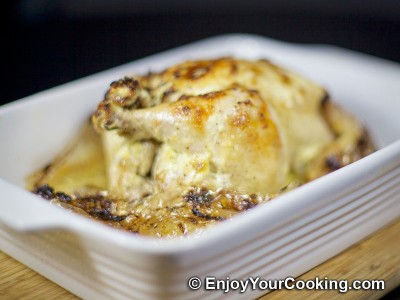 Whole Roasted Chicken with Mayo and Garlic Recipe: Step 8