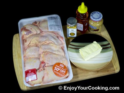 Chicken with Mustard, Honey and Curry Recipe: Step 1