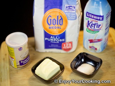 Flaky Kefir Biscuits Recipe: Step 1