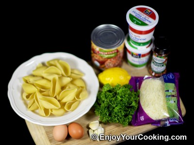 Ricotta Cheese Stuffed Pasta Recipe: Step 1