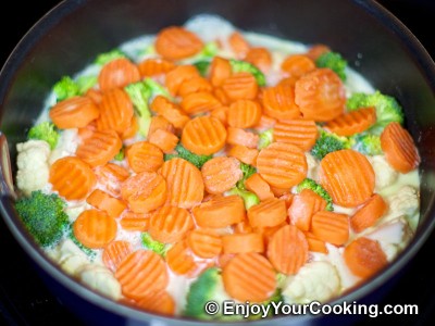 Vegetables with Cream Recipe: Step 4