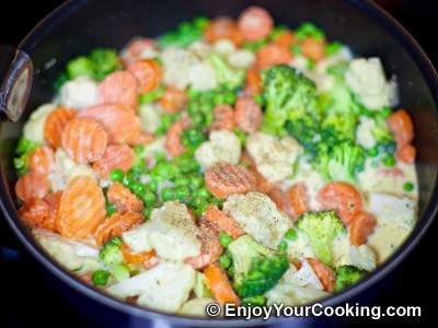 Vegetables with Cream Recipe: Step 7