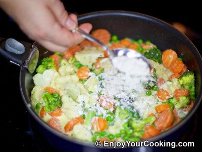 Vegetables with Cream Recipe: Step 8