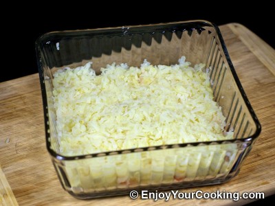 Shrimp, Egg and Potato Layered Salad Recipe: Step 10