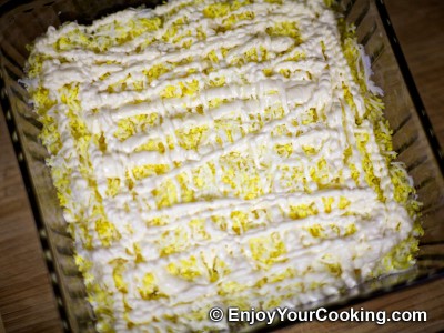 Shrimp, Egg and Potato Layered Salad Recipe: Step 13