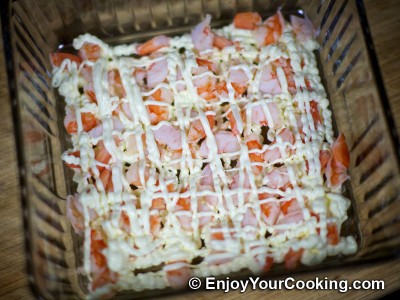Shrimp, Egg and Potato Layered Salad Recipe: Step 8
