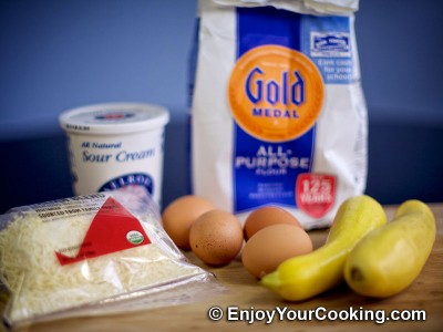 Summer Squash Omelette Recipe: Step 1