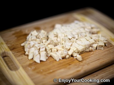 Salad with Chicken and Fresh Vegetables Recipe: Step 4