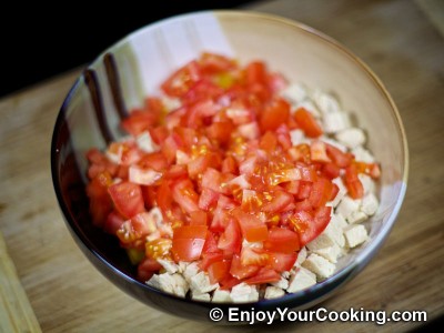 Salad with Chicken and Fresh Vegetables Recipe: Step 5