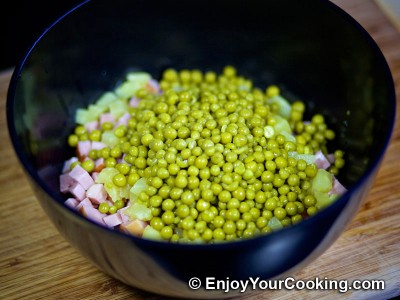 Ham, Pineapple and Peas Salad Recipe: Step 4