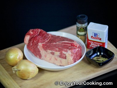 Onion Marinated Roast Beef Recipe: Step 1