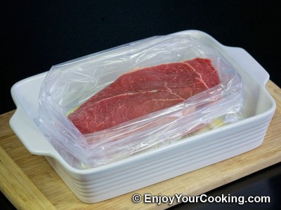 Onion Marinated Roast Beef Recipe: Step 3