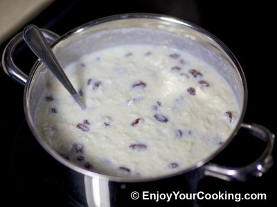 Rice, Milk and Raisins Porridge Recipe: Step 7