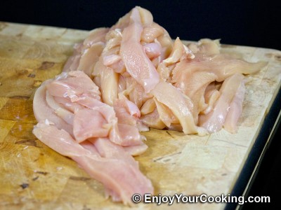 Mushroom and Carrots Stuffed Chicken Casserole Recipe: Step 2