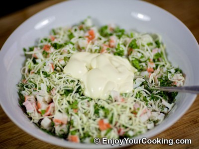 Tortilla Rolls with Crab Sticks and Cheese Recipe: Step 6
