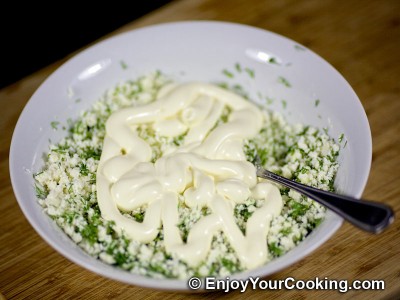 Tortilla Rolls with Fresh Cheese and Garlic Recipe: Step 5