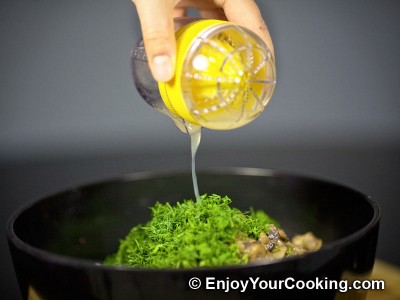 Shrimps, Mushroom and Rice Salad  Recipe: Step 9