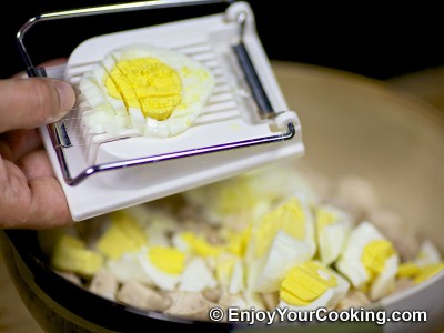 Chicken Salad with Cucumbers and Korean Style Carrots Recipe: Step 4