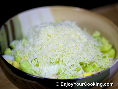 Chicken Salad with Cucumbers and Korean Style Carrots Recipe: Step 6