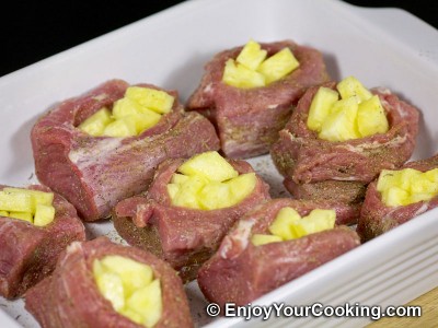 Pineapple Stuffed Pork Pockets Recipe: Step 5