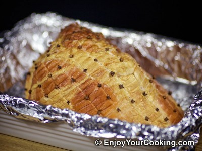 Pineapple Juice and Brown Sugar Glazed Ham Recipe: Step 2