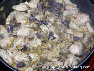 Spaghetti Squash with Chicken and Mushrooms Recipe: Step 9