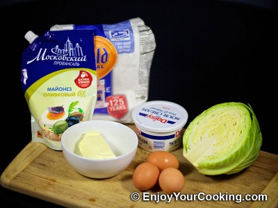 Cabbage Baked with Eggs Recipe: Step 1