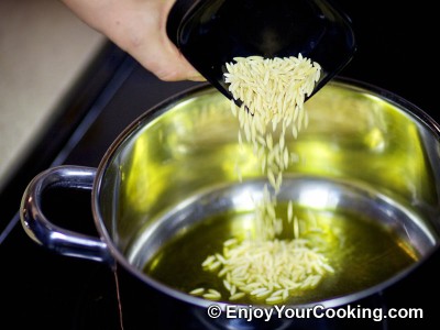 Recipe for Boiled Rice with Orzo: Step 2