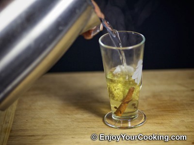 Hot Camomile Tea with Rum Recipe: Step 3
