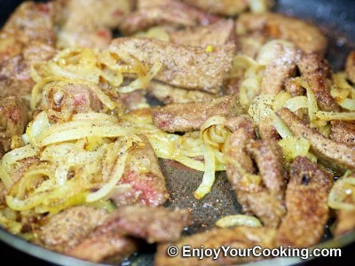 Recipe for Beef Liver with Sour Cream: Step 10