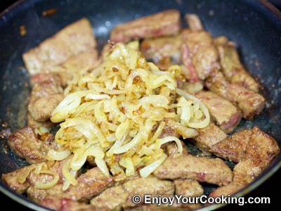 Recipe for Beef Liver with Sour Cream: Step 9