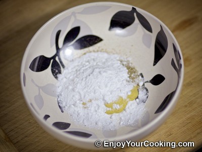Recipe for Fried Meat with Mustard and Eggs: Step 3
