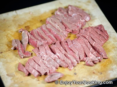 Recipe for Fried Meat with Mustard and Eggs: Step 7