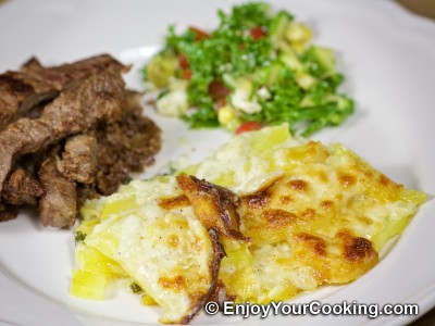 Scalloped Potatoes with Parmesan