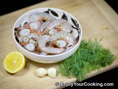 Recipe for Simple Fried Shrimps: Step 1