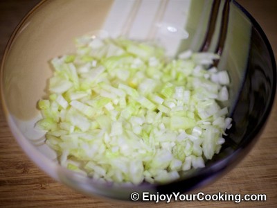 Recipe for Chopped Pork and Onion Rissoles: Step 2