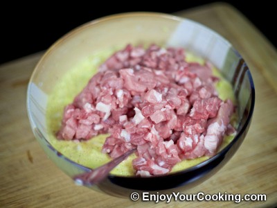 Recipe for Chopped Pork and Onion Rissoles: Step 8
