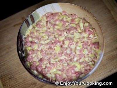 Recipe for Chopped Pork and Onion Rissoles: Step 9