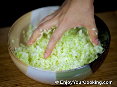 Recipe for Cabbage Pancakes: Step 3a