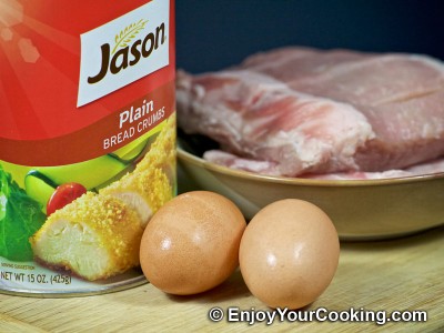Recipe for Fried Pork Fingers: Step 1