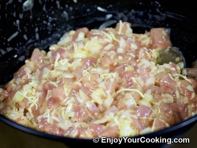 Baked Chicken Patties in Cheese Sauce Recipe: Step 9