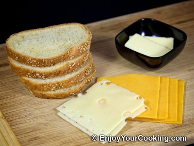 Grilled Cheese Sandwich Recipe: Step 1