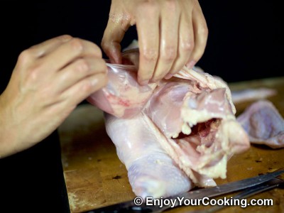 How to Skin Raw Chicken in One Piece: Step 11