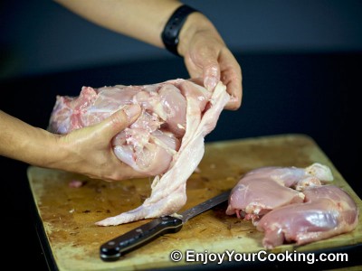 How to Skin Raw Chicken in One Piece: Step 14