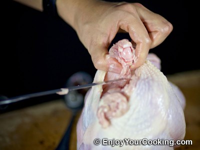 How to Skin Raw Chicken in One Piece: Step 4