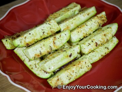 Zucchini “Fries” with Parmesan and Spices: Step 7
