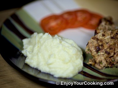 Garlicky Mashed Cauliflower with Parmesan